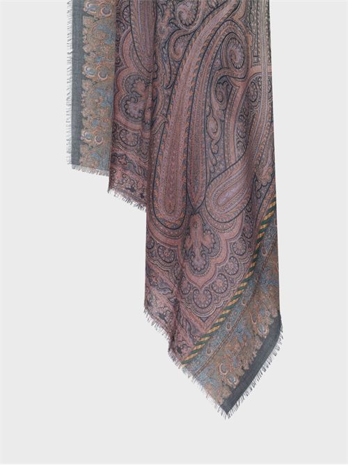 Scialle in cashmere con motivo paisley PIERRE-LOUIS MASCIA | 135X195S518735